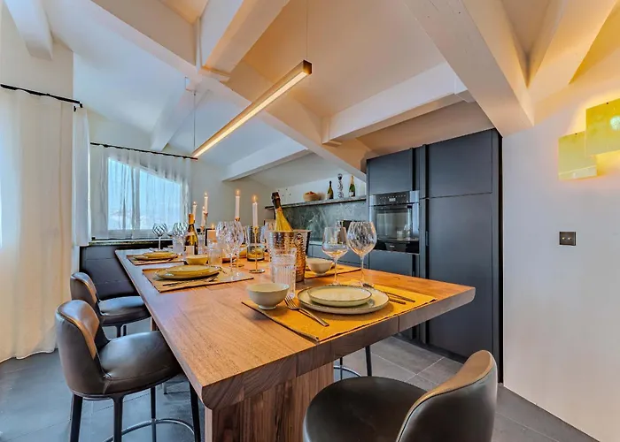 Luxurious Penthouse Lumina - Fire Place, Pool And - Niverolles דירה *